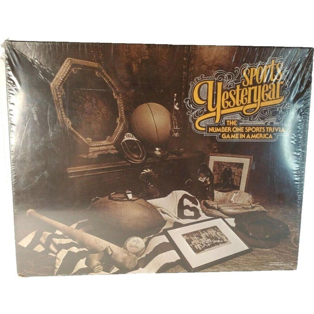 Vintage “Sports Yesteryear” Trivia Game 1977 Rare NEW SEALED